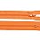 Zip spiral 3mm indivisible 30cm orange