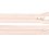 Zip spiral 3mm indelible 30cm cream