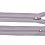Zip spirálový 3mm nedělitelný 50cm světle šedá
