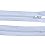 Zip spirálový 3mm nedělitelný 50cm světle modrá