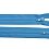 Zip spirálový 3mm nedělitelný 50cm tyrkysový