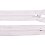 Zips špirálový 3mm nedeliteľný 40 cm biela