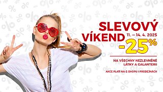 Slevový víkend je tu!