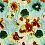 Viscose stretch fabric with flowers, digital print