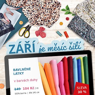 Měsíc šití stále nekončí!