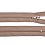 Zips špirálový 3mm nedeliteľný 40cm svetlo béžová