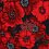 Bavlna kolekcia Scarlet Days And Nights s kvetmi
