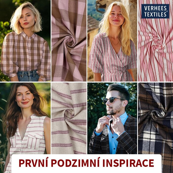 🍂 První podzimní inspirace: Oblíbené kostky, pruhy a hřejivý flanel