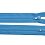 Zips špirálový 3mm nedeliteľný 40cm tyrkys