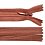 Zips skrytý nedeliteľný, dĺžka 18 cm