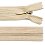 Zips skrytý nedeliteľný, dĺžka 18 cm