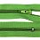 Zip spirálový 3 mm nedělitelný 12 cm zelený