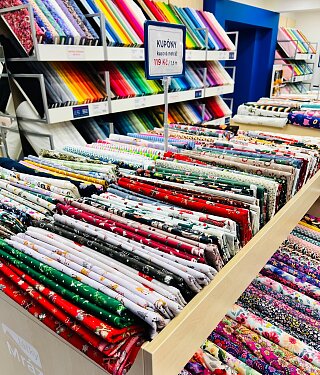 Nové vánoční kupóny na prodejně Látky Mráz Expres