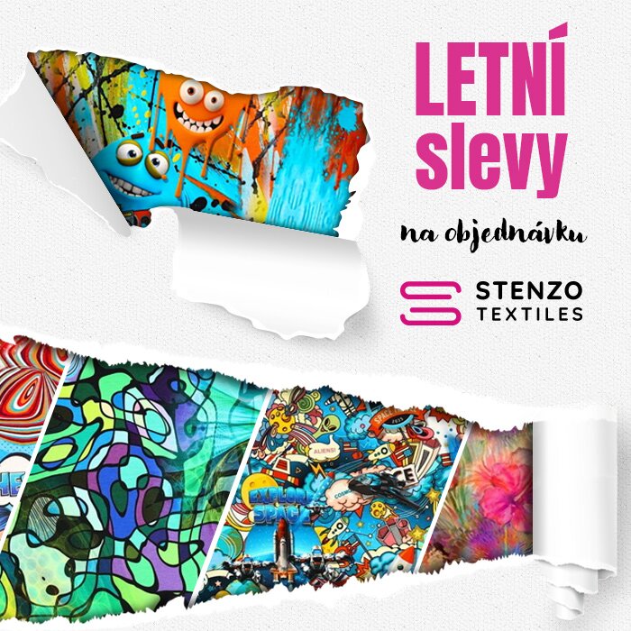 Letní slevy dodavatele STENZO TEXTILES začaly!