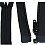 YKK Zip spirálový dělitelný černý 60 cm