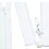 YKK Zip spirálový dělitelný bílý 60 cm