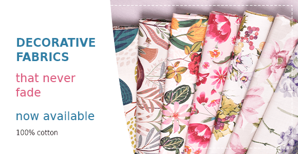Decorative Fabrics with Fowers