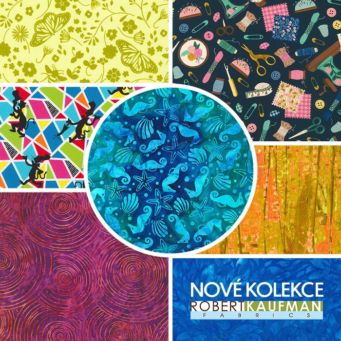 Nové kolekce z dílny Robert Kaufman Fabrics