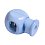 One-hole stopper, blue