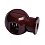 One-hole stopper, brown