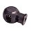 One-hole stopper, dark gray