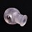 One-hole stopper, transparent