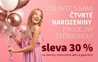 Prodejna Štěrboholy slaví své 4. narozeniny