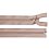Zips špirálový 6mm deliteľný 40cm béžový