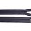 Zips špirálový 6mm deliteľný 30cm tmavosivý