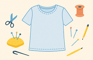 🧵 Tričko s krátkým rukávem