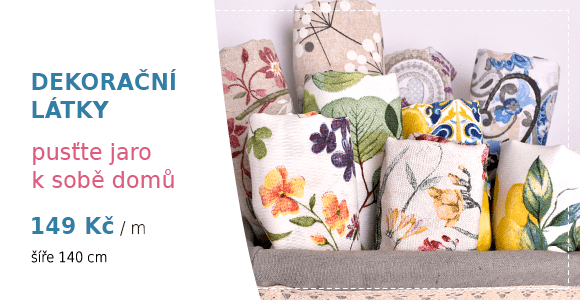 Jarní dekorační látky