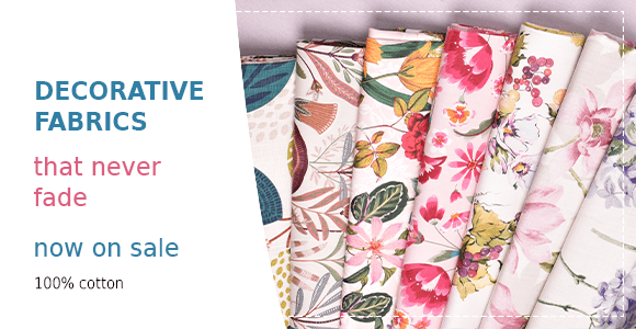 Decorative Fabrics with Fowers