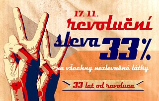 Revoluční sleva 33 % ✌️