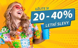Letní slevy 20 - 40 % právě odstartovaly!