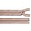Zips špirálový 6 mm deliteľný 60 cm béžový