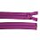 Zips špirálový 6 mm deliteľný 60 cm tmavo cyklámenová