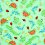 Cotton flannel with animals