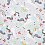 Cotton flannel with unicorns
