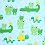 Cotton flannel with animals