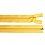 Zips špirálový 6mm deliteľný 60 cm žltý