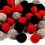 Pack of  pompoms mix colors