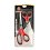Nůžky Mundial Soft Grip 21cm + 14cm červená