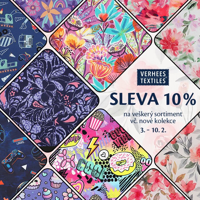 Sleva 10%  na celý sortiment Verhees Textiles vč. nové kolekce !