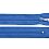 Zip spirálový 3mm nedělitelný 25cm královská modrá
