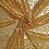 Tulle with sequins, gold