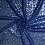 Tulle with sequins, blue