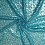 Tulle with sequins, turquoise