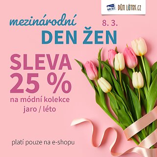 MDŽ: Sleva 25% na módní kolekce jaro / léto