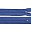 Zip spirálový 3mm nedělitelný 20 cm modrý