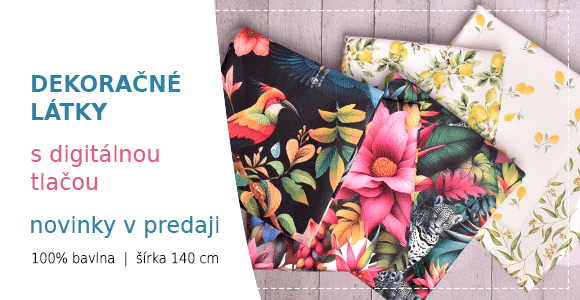 Dekoračné látky kvetované